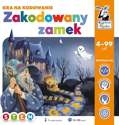 Изображение Kapitan Nauka Kapitan Nauka. Zakodowany zamek. Gra na kodowanie