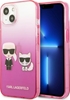 Picture of Karl Lagerfeld Karl Lagerfeld KLHCP13STGKCP iPhone 13 mini 5,4" hardcase róowy/pink Gradient Ikonik Karl & Choupette