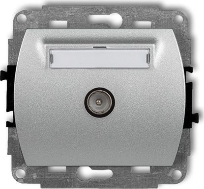 Attēls no Karlik DECO Gniazdo antenowe pojedyncze TV czarny mat 12DGTV-1