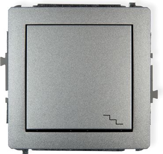 Picture of Karlik DECO cznik podtynkowy schodowy srebrny metalik (7DWP-3)