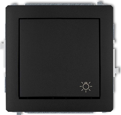 Picture of Karlik Deco Przycisk /wiato/ czarny mat (12DWP-5)