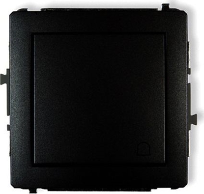 Picture of Karlik Deco Przycisk dzwonek czarny mat (12DWP-4)