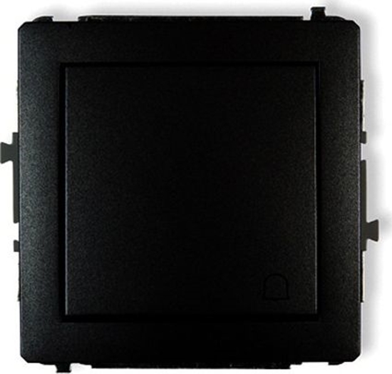 Picture of Karlik Deco Przycisk dzwonek czarny mat (12DWP-4)