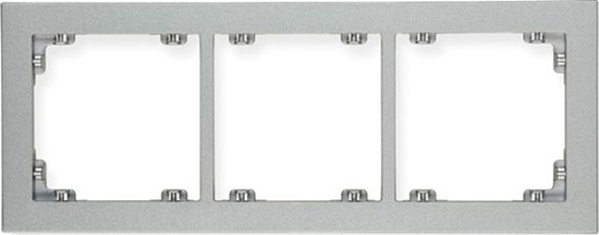 Picture of Karlik DECO Ramka potrójna srebrny metalik 7DR-3
