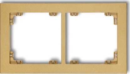 Attēls no Karlik DECO Ramka uniwersalna podwójna z tworzywa zoty 29DR-2