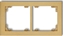 Attēls no Karlik DECO Ramka uniwersalna podwójna z tworzywa zoty 29DR-2