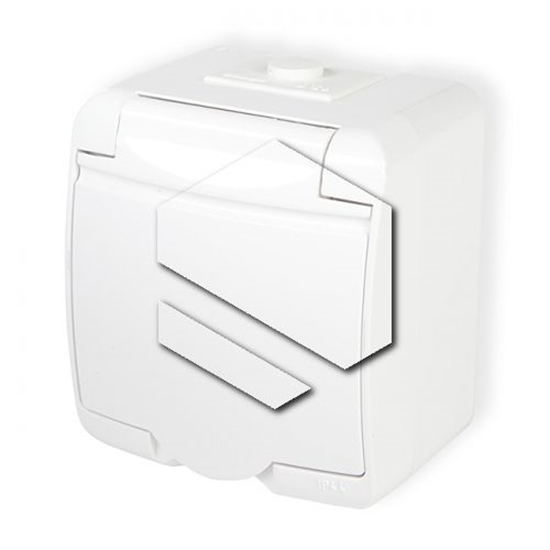 Изображение Karlik Junior biay gniazdo NT 1X Z/U Z KLAPK IP44 - GHE-1