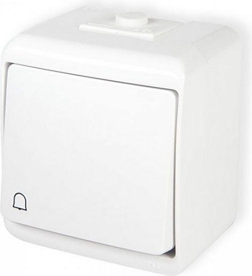 Picture of Karlik cznik hermetyczny zwierny dzwonek biae (WHE-4)