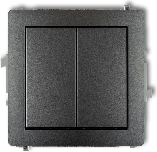 Picture of Karlik cznik podtynkowy wiecznikowy DECO grafitowe (11DWP-2)