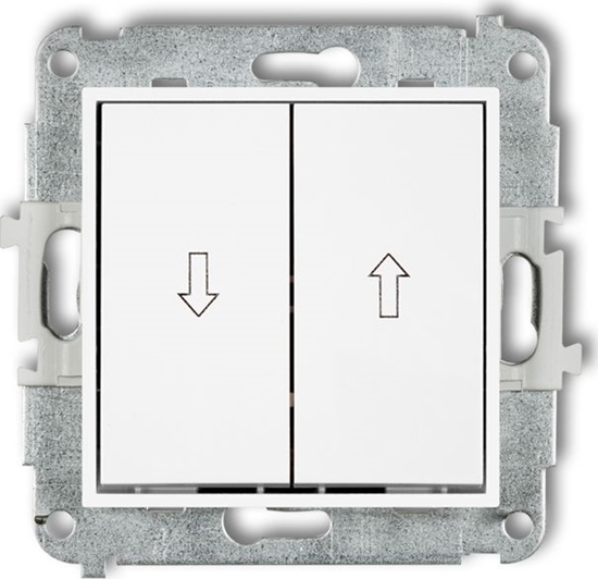 Picture of Karlik Mini Przycisk aluzjowy biay (MWP-8)
