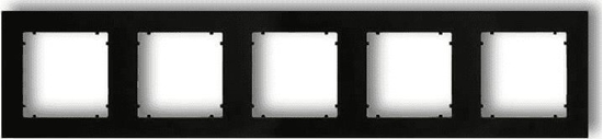 Picture of Karlik MINI Ramka piciokrotna czarny mat (12MR-5)