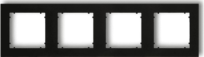 Picture of Karlik MINI Ramka poczwórna czarny mat (12MR-4)