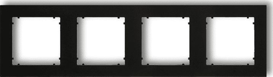 Picture of Karlik MINI Ramka poczwórna czarny mat (12MR-4)