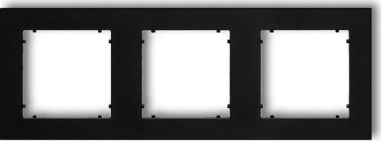 Изображение Karlik MINI Ramka potrójna czarny mat (12MR-3)