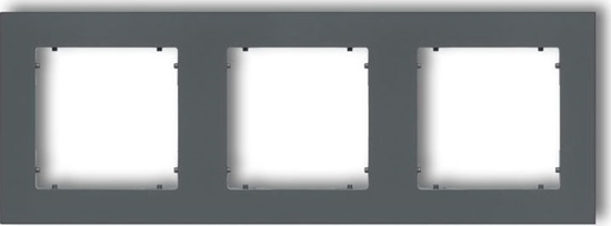 Picture of Karlik MINI Ramka potrójna grafitowy mat 28MR-3