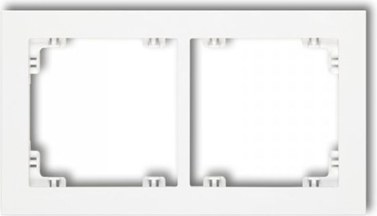 Picture of Karlik Ramka uniwersalna podwójna Deco biae (DR-2 )