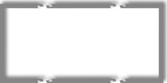 Picture of Karlik Ramka wypeniajca podwójna serii Deco szary mat (27DRW-2)