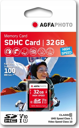 Attēls no Karta AgfaPhoto Agfa SD SDHC 32 GB Class 10 UHS-I/U1 V10 (SB6035)