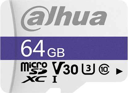 Attēls no Karta Dahua technology C100 MicroSDXC 64 GB Class 10 UHS-I/U3 V30 (TF-C100/64GB)