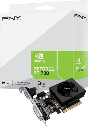 Изображение Karta graficzna PNY GeForce GT 730 2GB GDDR3 (VCG7302D3SFPPB)