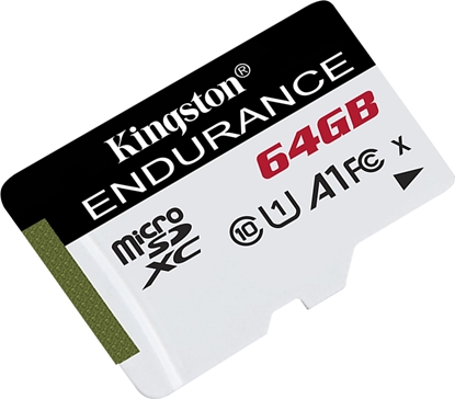 Picture of Karta Kingston Endurance MicroSDXC 64 GB Class 10 UHS-I/U1 A1  (SDCE/64GB)