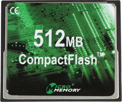 Attēls no Karta MicroMemory Compact Flash 512 MB  (MMCF/512)