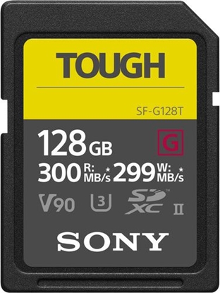 Изображение Karta Sony SF-G Tough SDHC 128 GB Class 10 UHS-II U3 V90 (SF-G128T/T1)