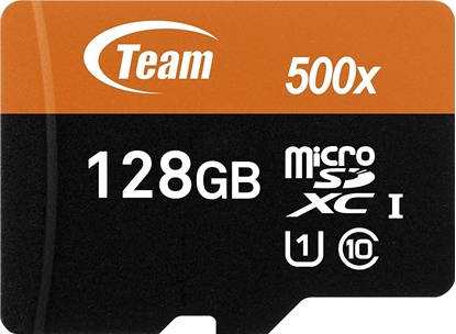 Attēls no Karta TeamGroup MicroSDXC 128 GB Class 10 UHS-I/U1  (TUSDX128GUHS03)
