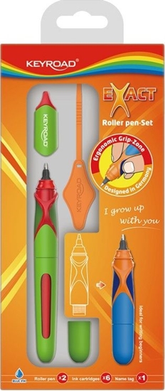 Picture of Keyroad Pióro kulkowe KEYROAD EXACT, 0,7mm, zawieszka, mix kolorów
