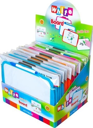 Attēls no Keyroad TABLICA SUCHOCIERALNA KEYROAD Z MARKEREM 25X18CM MIX