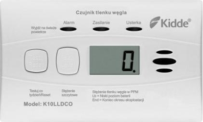 Attēls no Kidde Czujnik czadu z wywietlaczem K10LLDCO