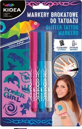 Attēls no Kidea Markery do tatuau z szablonami Kidea