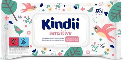 Picture of Kindii Sensitive Chusteczki dla niemowlt 1x60 szt.