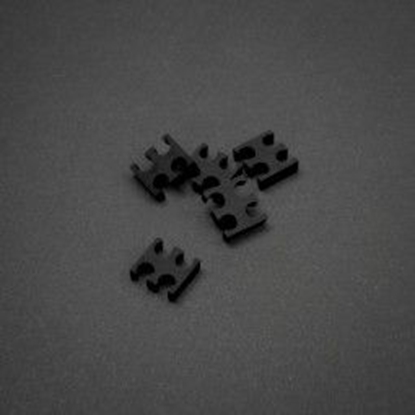 Attēls no King Mod Services Grzebie na kable 4 otwory 3mm Czarny 5 sztuk (ZUUV-159)