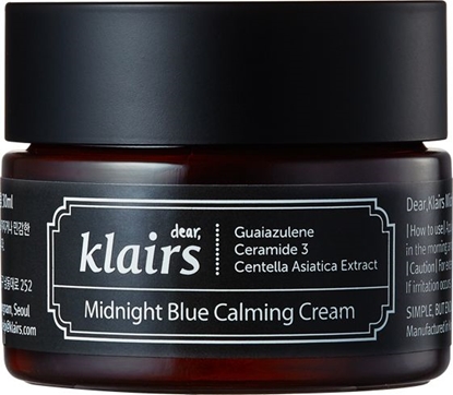 Изображение Klairs Midnight Blue Calming Cream Intensywnie łagodzący krem do twarzy 30ml