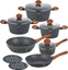 Picture of Klausberg ZESTAW 12 ELEM. GARNKÓW GRANITOWYCH KLAUSBERG KB-7242 GRANIT WOOD