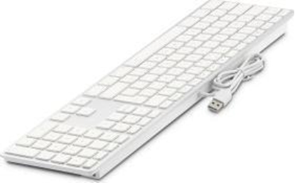 Изображение Klawiatura LMP USB Keyboard 110 keys wired USB keyboard with 2x USB and aluminum upper cover - Portuguese