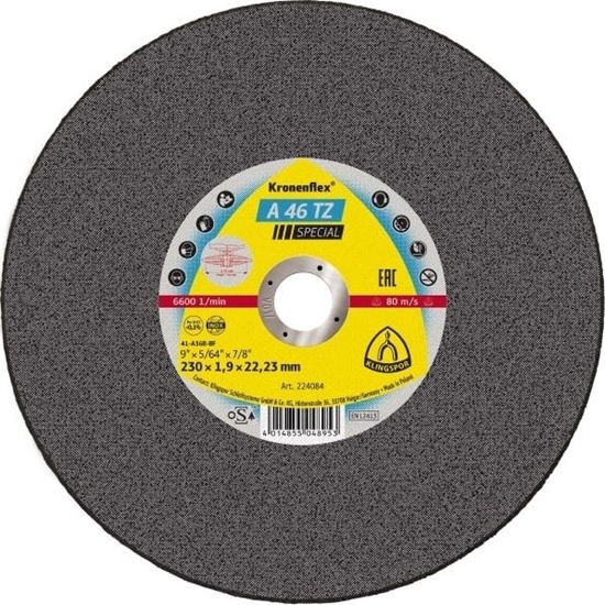 Picture of Klingspor tarcza do cicia metalu 125mm x 1,6mm x 22,2mm (187171)