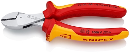 Attēls no Knipex Szczypce tnce boczne X-Cut izolowane 160mm (7306160)