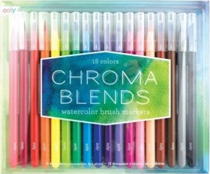 Attēls no Kolorowe Baloniki Flamastry pdzelkowe akwarelowe Chroma blends