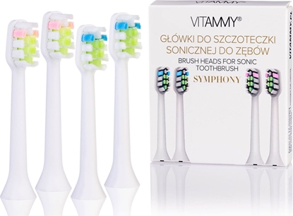 Picture of Kocówka Vitammy do szczoteczki sonicznej Symphony biae 4 szt.