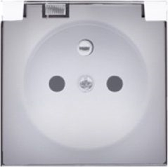 Picture of Kontakt-Simon Pokrywa gniazda do wersji IP44 z przesonami z klapk transparentn biaa (DGZ1BUZP/11A)