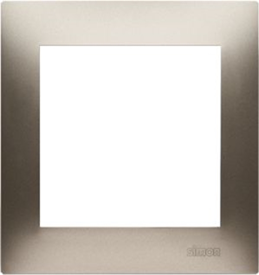 Picture of Kontakt-Simon Ramka 1-krotna 54 Premium do puszek karton-gips zoty mat metalizowany (DRK1/44)