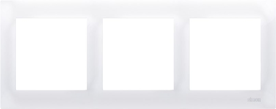 Picture of Kontakt-Simon Ramka 3-krotna 54 Premium do puszek karton-gips biay (DRK3/11)