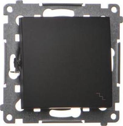 Picture of Kontakt-Simon Simon 54 cznik schodowy (modu) 10AX 250V szybkozcza czarny mat DW6.01/49