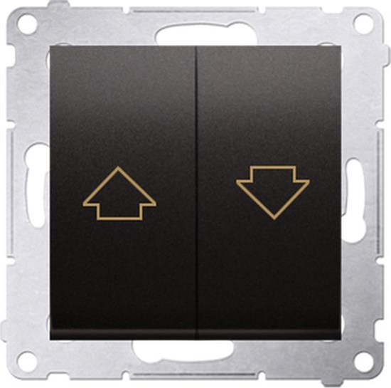 Picture of Kontakt-Simon Simon 54 Przycisk aluzjowy 16AX 250V antracyt DZP1A.01/48