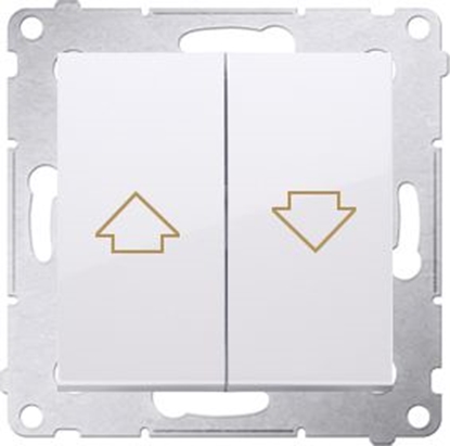 Picture of Kontakt-Simon Simon 54 Przycisk aluzjowy pojedynczy 16A 250V biay (DZP1A.01/11)