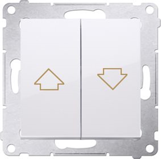 Picture of Kontakt-Simon Simon 54 Przycisk aluzjowy pojedynczy 16A 250V biay (DZP1A.01/11)