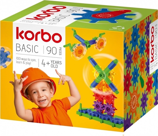 Изображение Korbo Klocki Basic 90 elementów
