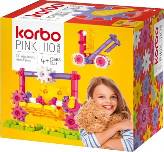 Picture of Korbo Klocki Pink 110
